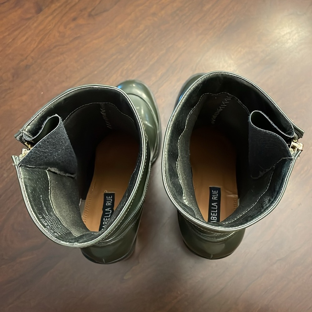 Izabella Rue Olive Ankle Boots - Picture 15 of 16